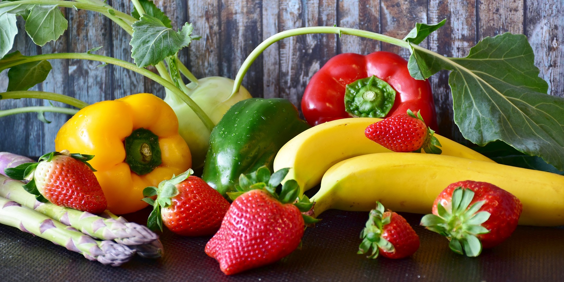 rohes Obst und Gemüse